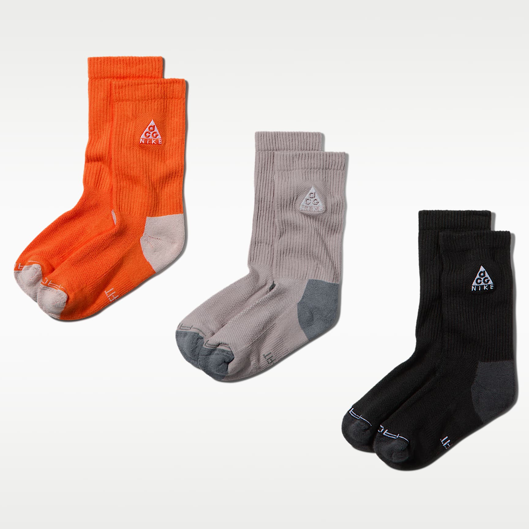 ACG Kids' Dri-FIT Explore Crew Socks (3 Pairs). Nike.com